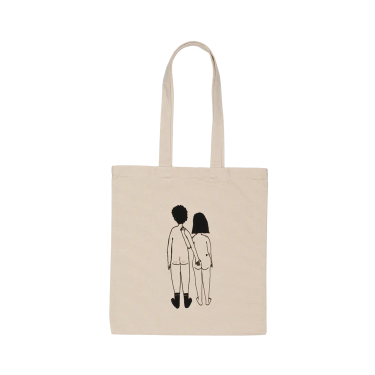 Tote bag Naked couple back - HELEN B
