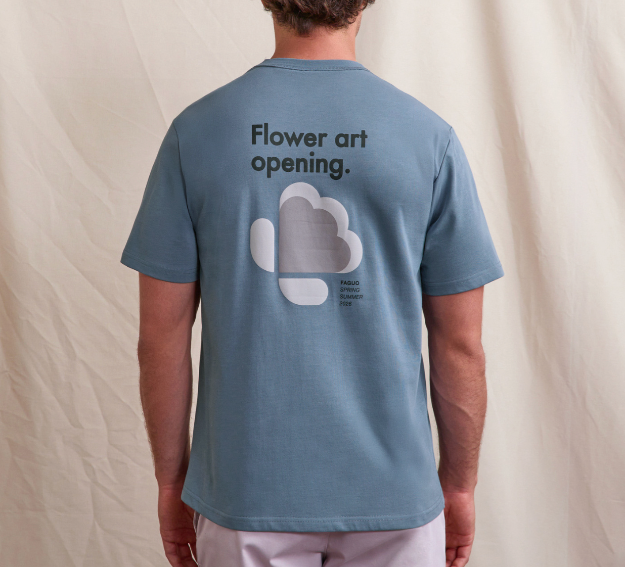 T-shirt Bleu Massoury - FAGUO