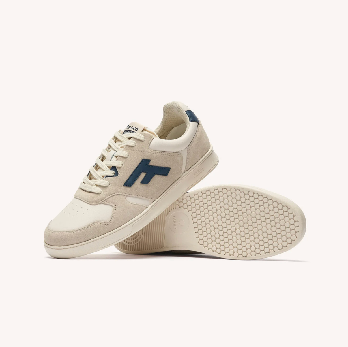 Baskets blanche Palmer - FAGUO