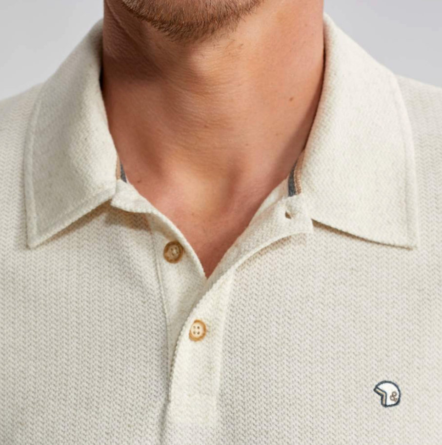 Polo manches courtes beige Guben - BENSON & CHERRY