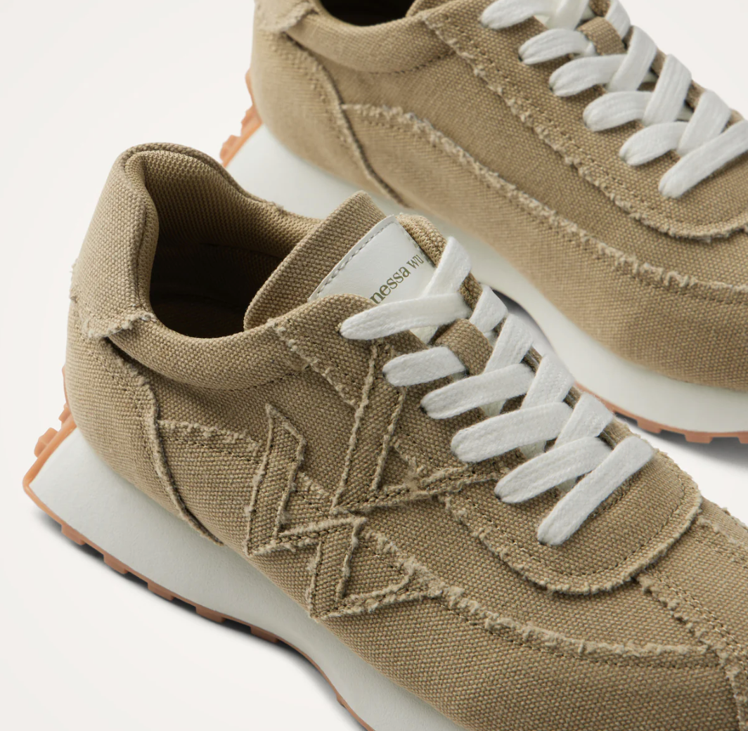 Baskets Kaki Flow staple - VANESSA WU
