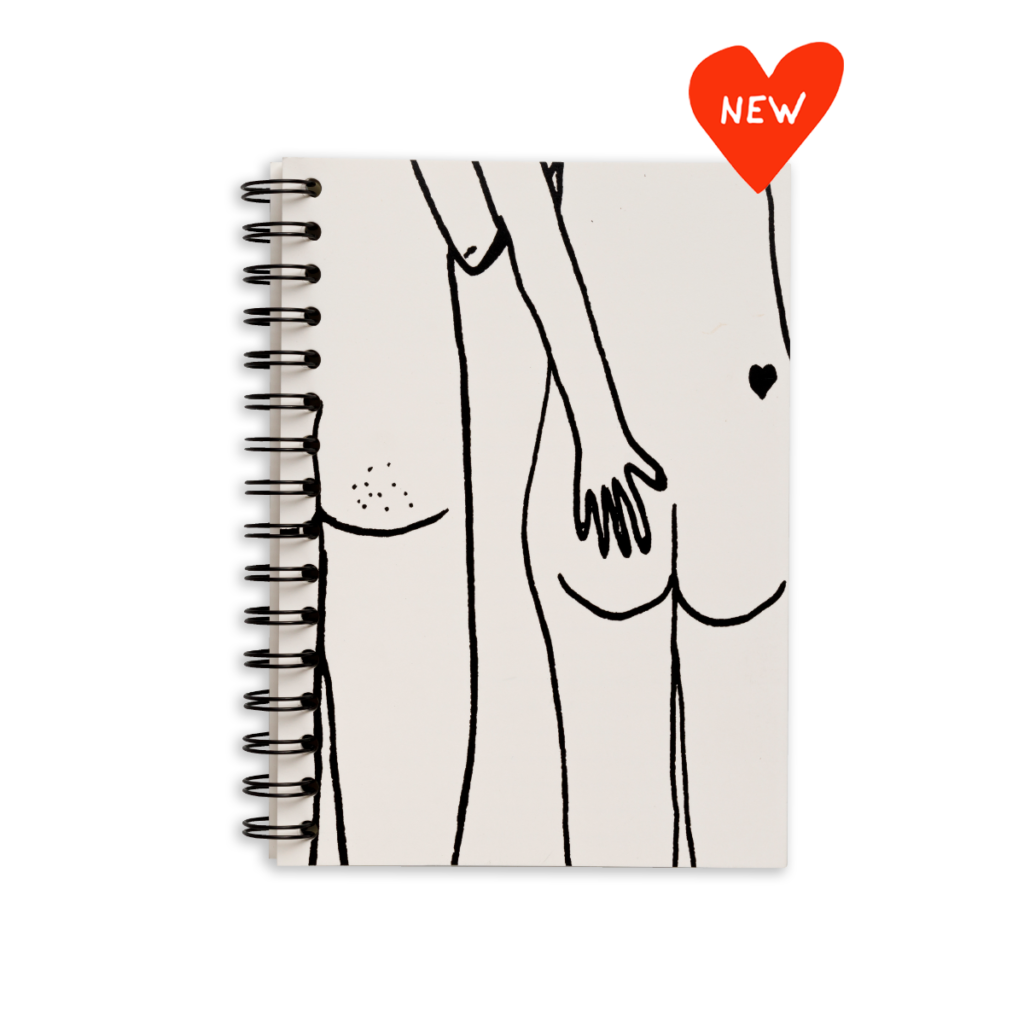 Carnet spirales Couple nu - HELEN B