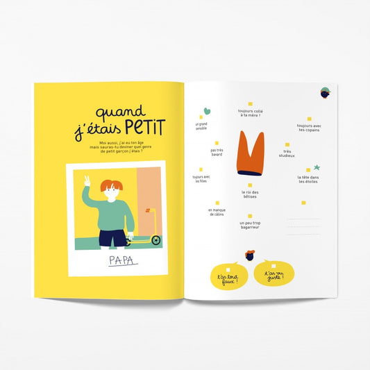 Livre à remplir Tel père tel fils - MINUS EDITION