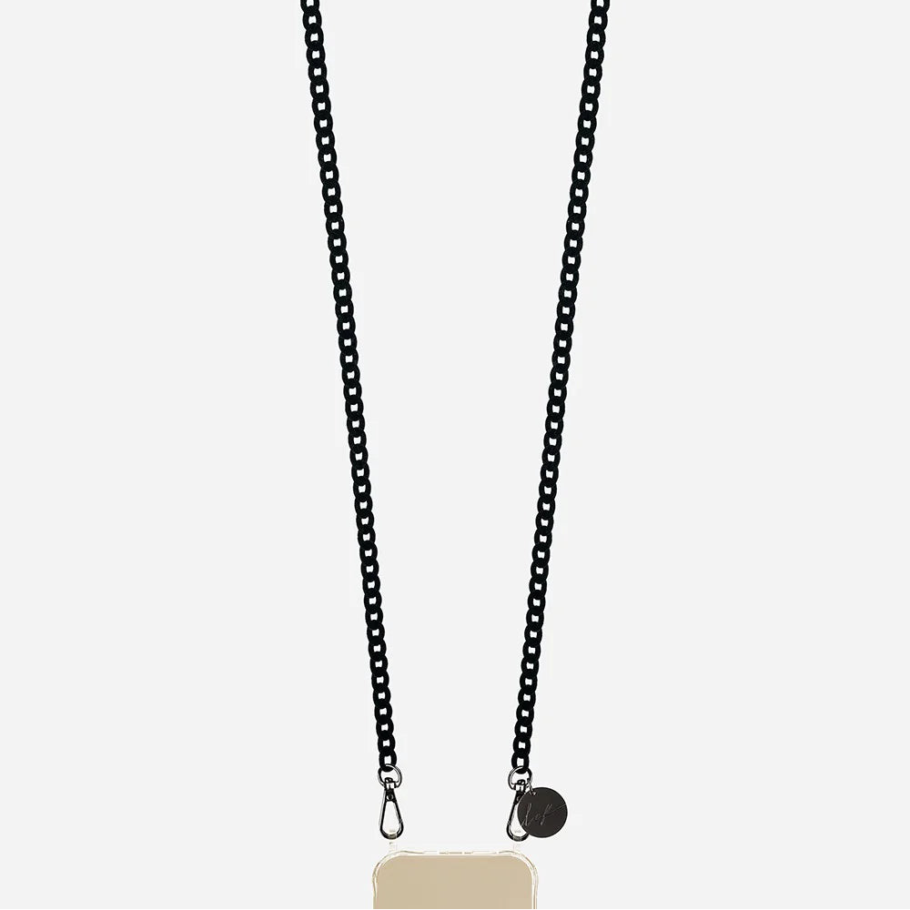 Chaine Sona noir velours - LA COQUE FRANCAISE