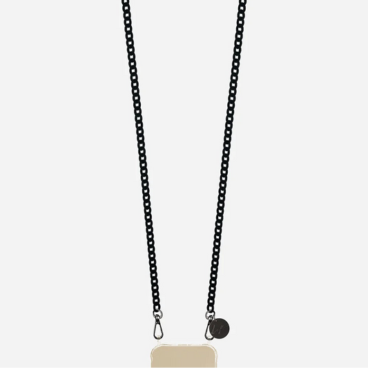 Chaine Sona noir velours - LA COQUE FRANCAISE