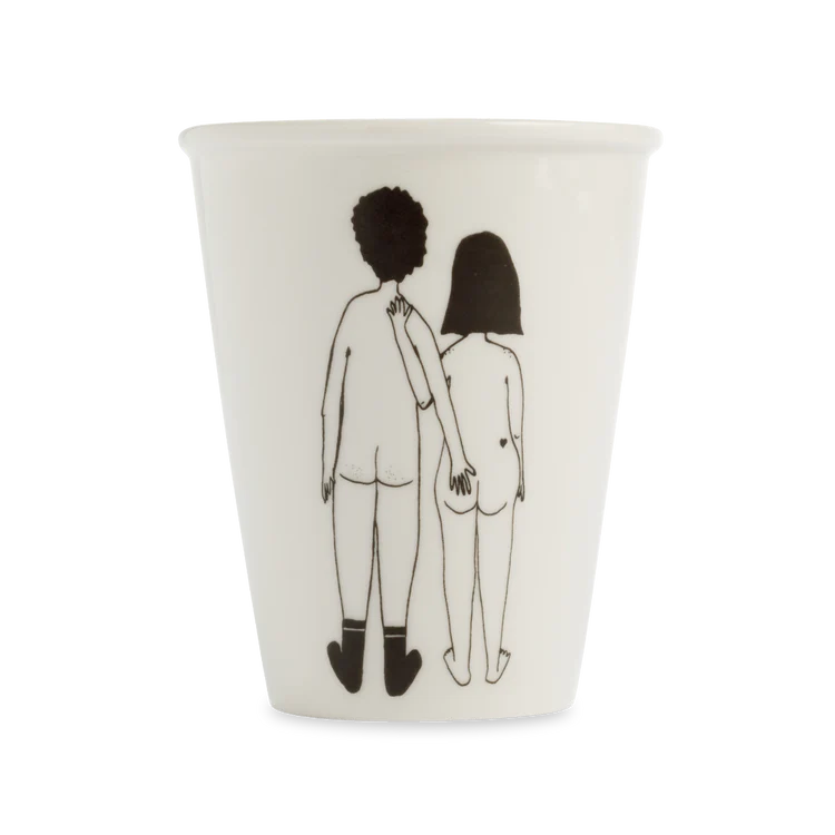 Tasse couple nu de dos - HELEN B
