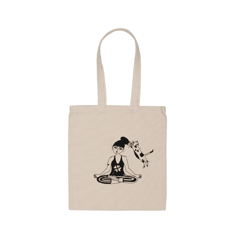 Tote bag zen with cats - HELEN B