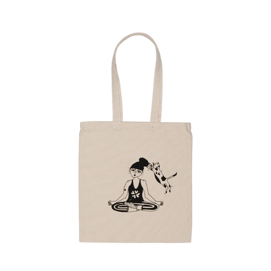Tote bag zen with cats - HELEN B