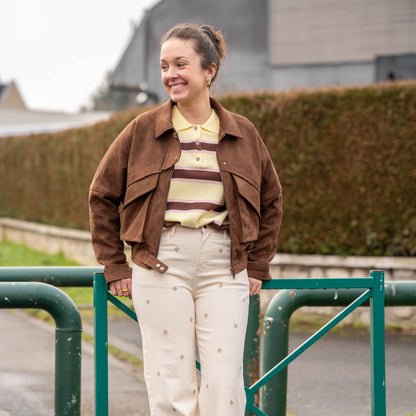 Veste chocolat - MUSY MUSE