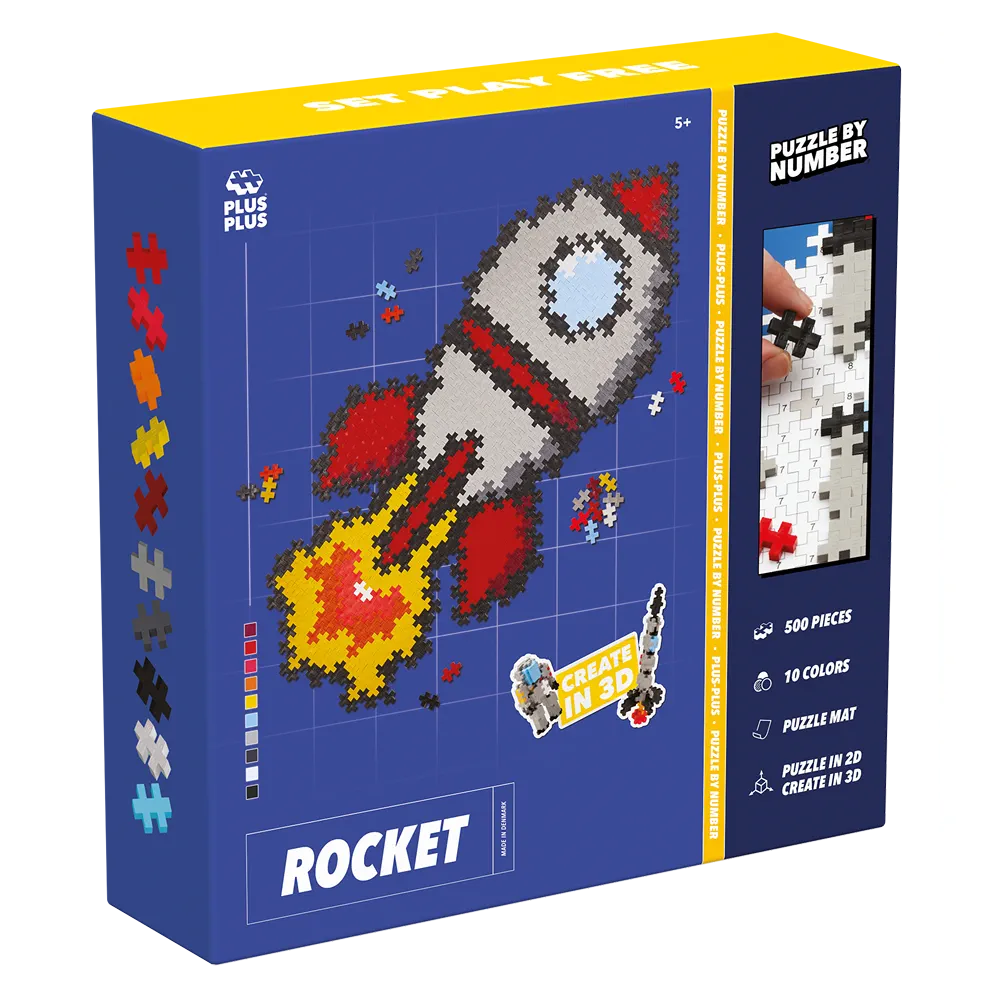 Puzzle Fusée 500pcs - PLUS PLUS