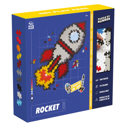 Puzzle Fusée 500pcs - PLUS PLUS