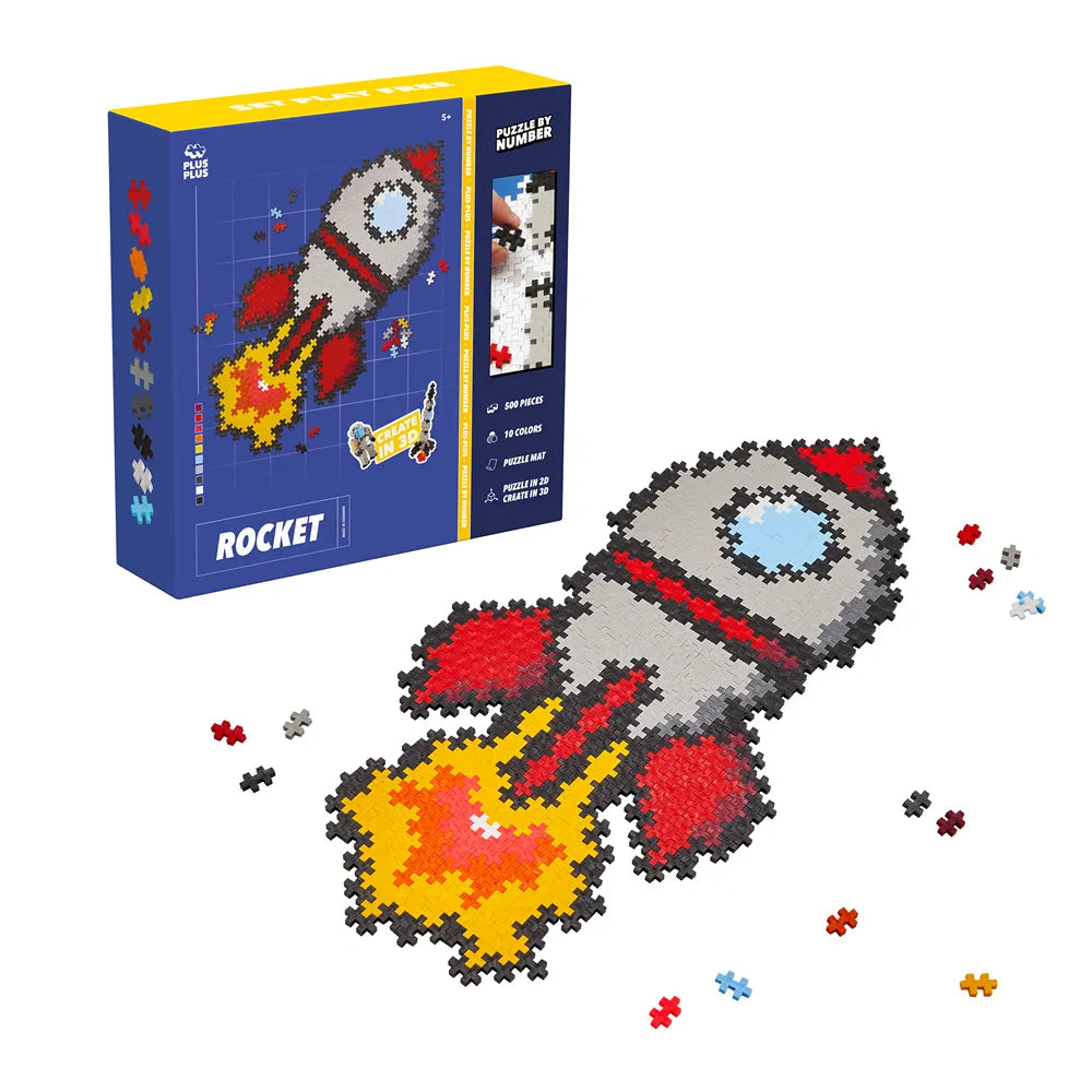 Puzzle Fusée 500pcs - PLUS PLUS