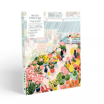 Coffret peinture au numéro Flower market - LA PETITE EPICERIE