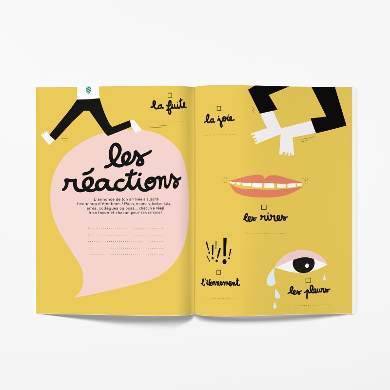 Livre à remplir " 9 mois à t'attendre" - MINUS EDITION
