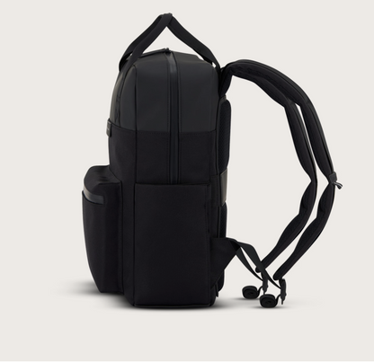 Grand sac à dos noir BERGEN PRO ALL BLACK - KAPTEN&SON