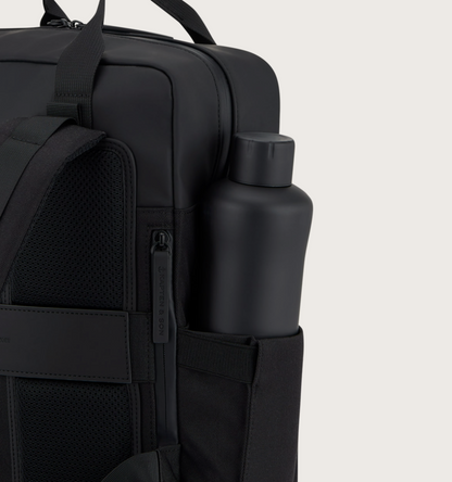Grand sac à dos noir BERGEN PRO ALL BLACK - KAPTEN&SON