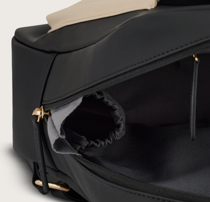 Sac a dos bi-color TROMSO SMALL CREAM BLACK - KAPTEN&SON