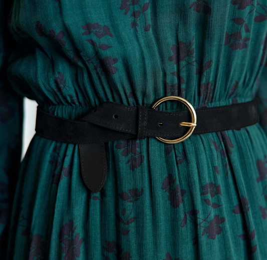 Ceinture cuir Noir Dixon - LA PETITE ETOILE