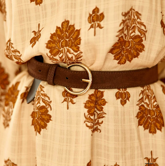 Ceinture cuir Camel Dixon - LA PETITE ETOILE
