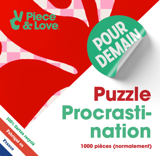 Puzzle Procrastination - PIECE&LOVE