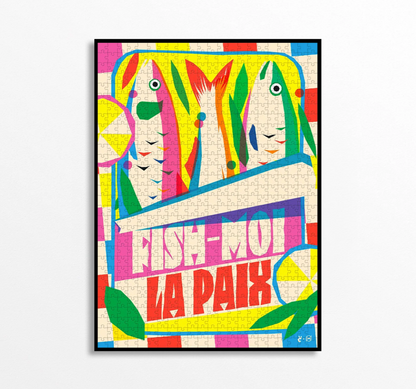 Puzzle Fish-moi la paix! - PIECE&LOVE