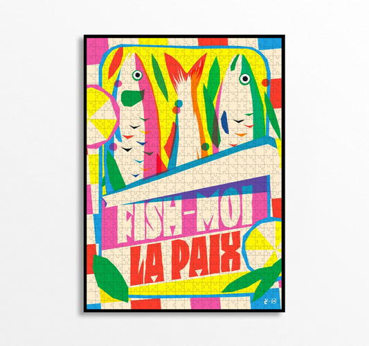 Puzzle Fish-moi la paix! - PIECE&LOVE