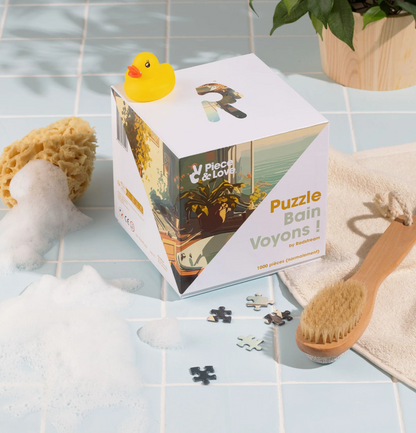 Puzzle 1000 pièces Bain voyons - PIECE&LOVE