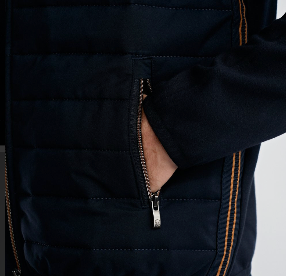 Gilet doudoune marine SAGES - BENSON & CHERRY