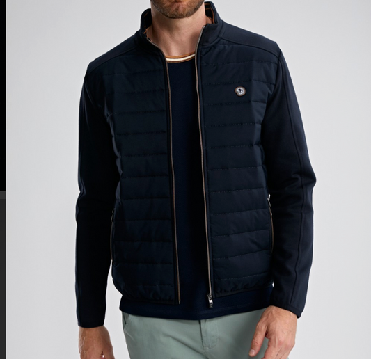 Gilet doudoune marine SAGES - BENSON & CHERRY