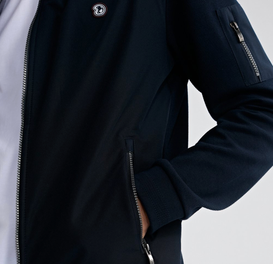 Gilet Bleu marine Sean - BENSON & CHERRY