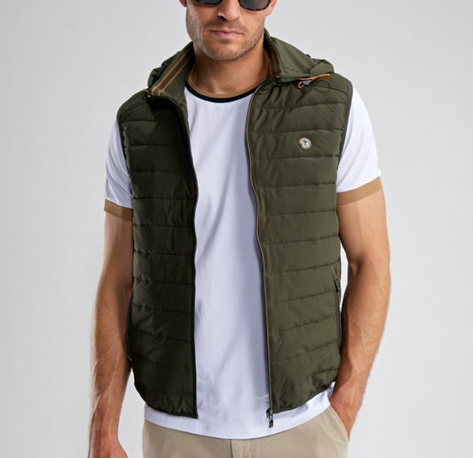 Gilet sans manche Kaki Sagessecourt - BENSON & CHERRY