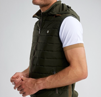 Gilet sans manche Kaki Sagessecourt - BENSON & CHERRY