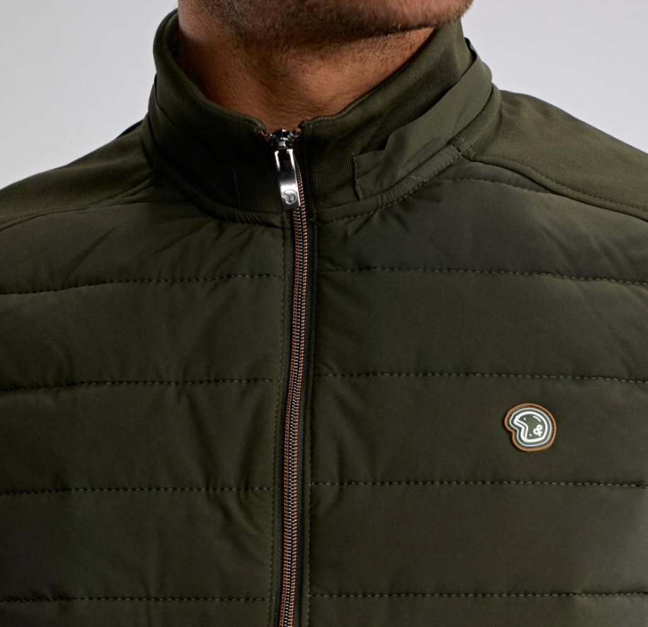Gilet sans manche Kaki Sagessecourt - BENSON & CHERRY