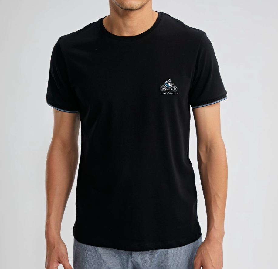 T-shirt Mc noir Torino - BENSON & CHERRY