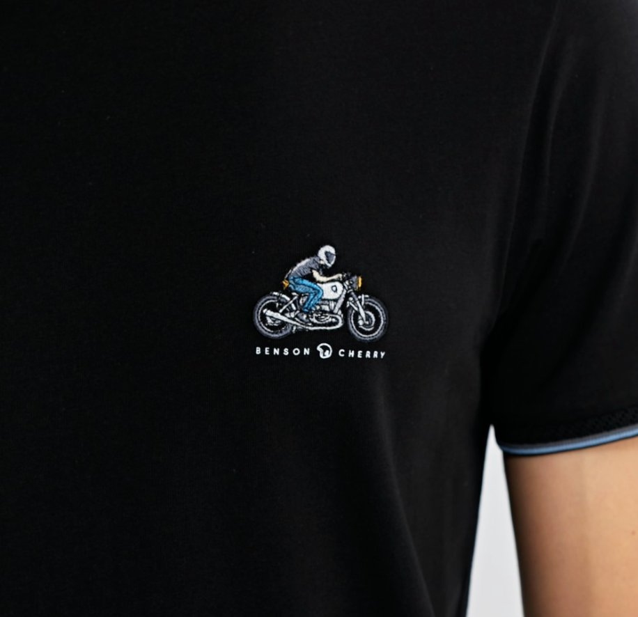 T-shirt Mc noir Torino - BENSON & CHERRY
