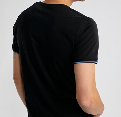 T-shirt Mc noir Torino - BENSON & CHERRY