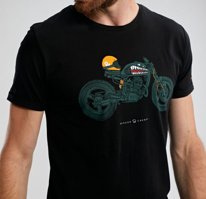 T-shirt Mc Noir Tegvir - BENSON & CHERRY