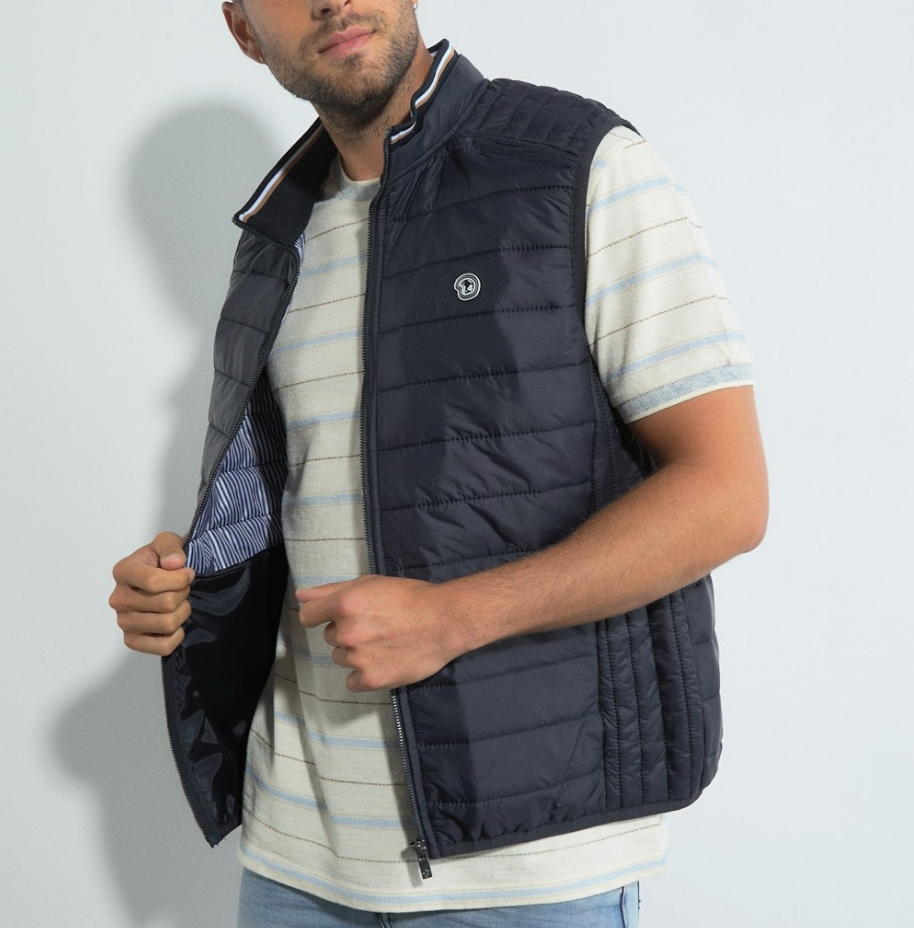 Gilet sans manches marine Stallone - BENSON & CHERRY