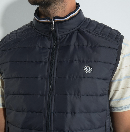 Gilet sans manches marine Stallone - BENSON & CHERRY