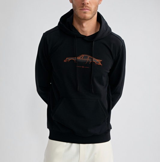 Sweat capuche noir Sashan - BENSON & CHERRY