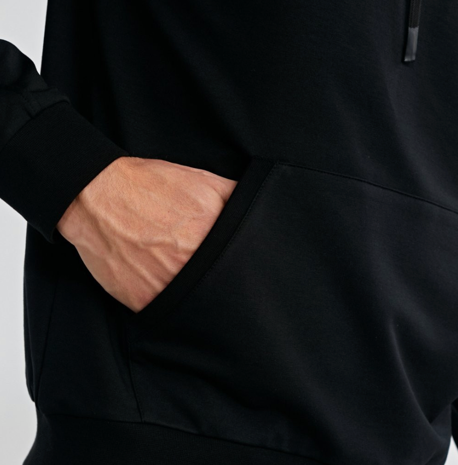 Sweat capuche noir Sashan - BENSON & CHERRY