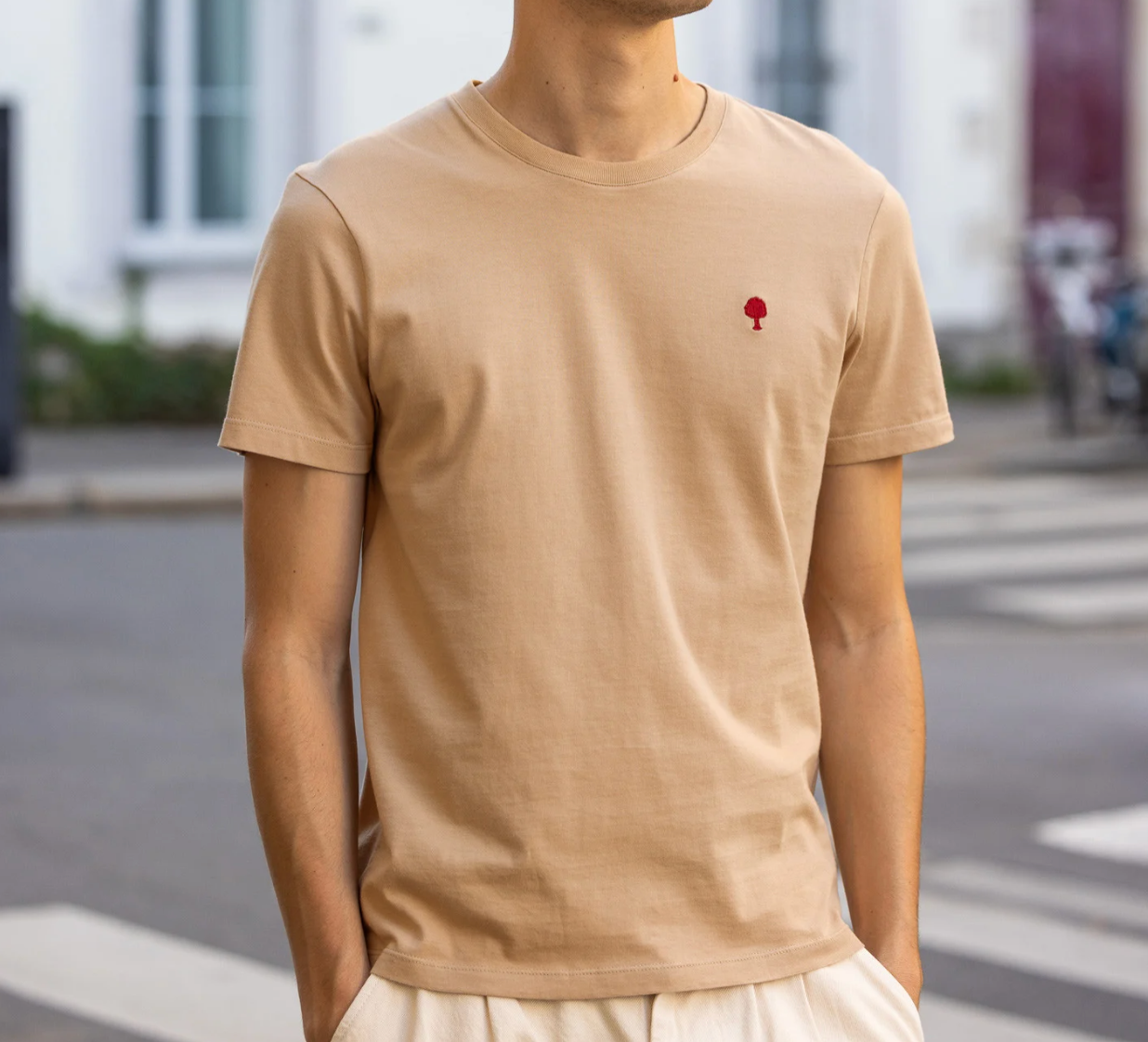 T-shirt Beige Arcy - FAGUO