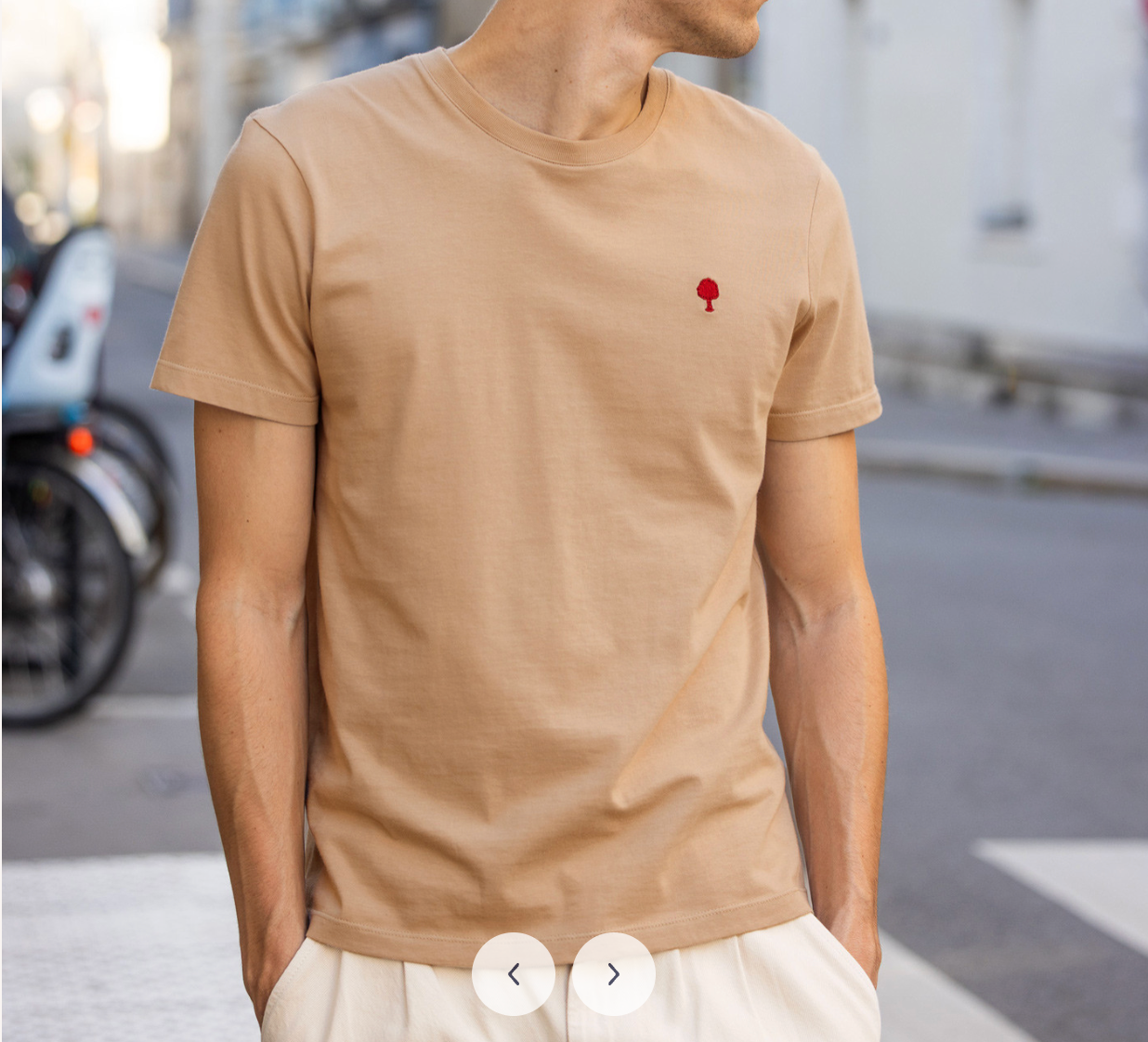 T-shirt Beige Arcy - FAGUO