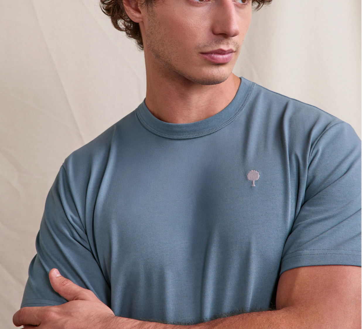 T-shirt Bleu Massoury - FAGUO