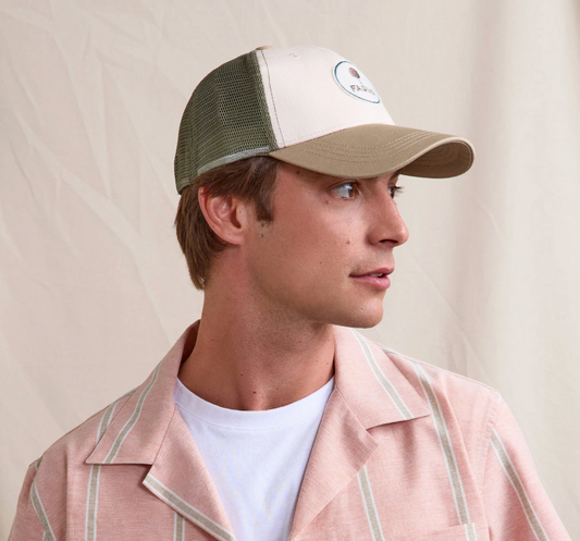 Casquette Beige Trucker - FAGUO