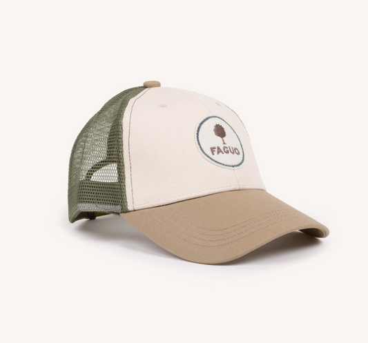 Casquette Beige Trucker - FAGUO