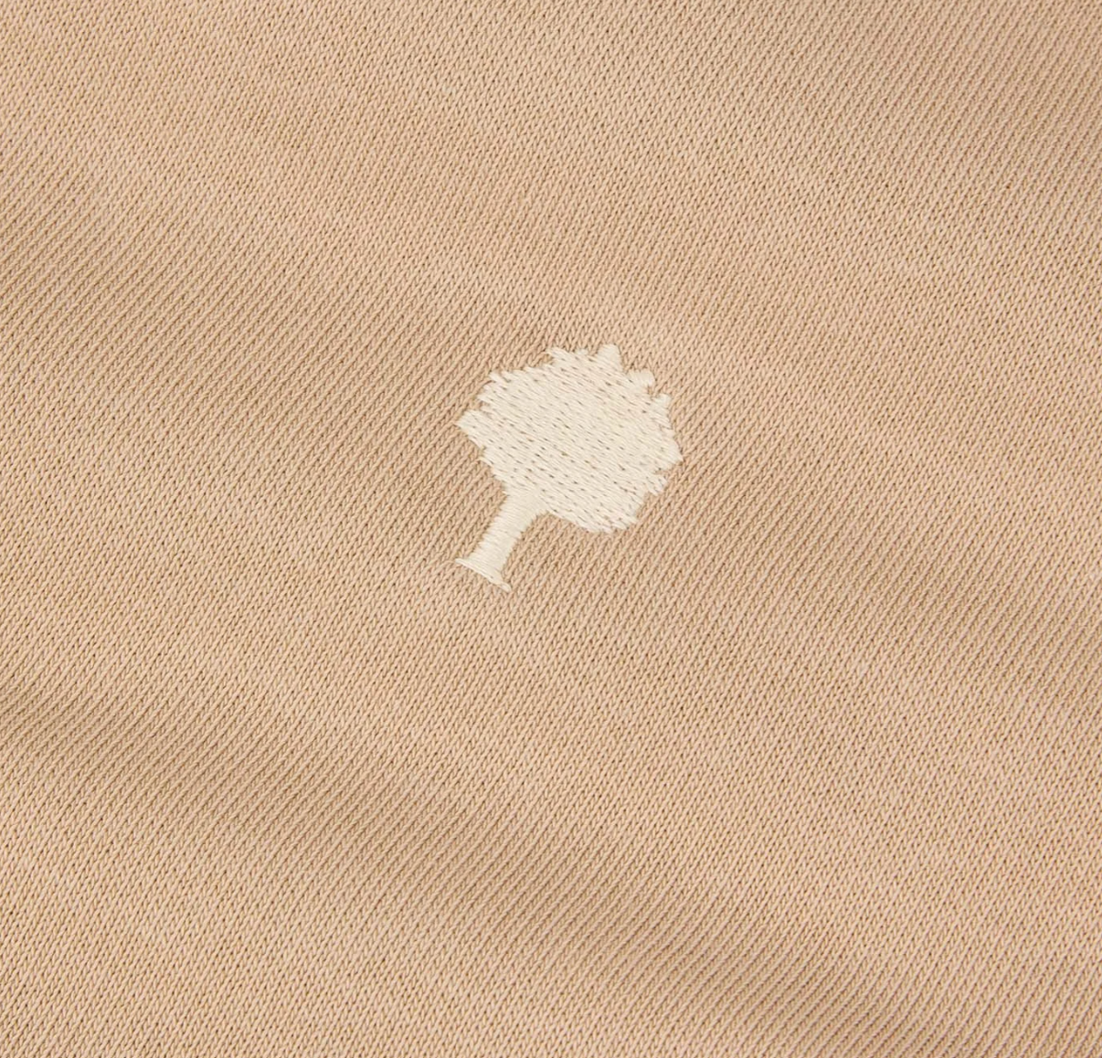 Sweat à zip Beige Horte - FAGUO