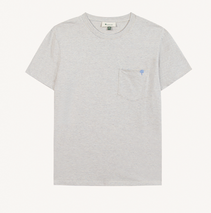T-shirt Rayé Bleu Olonne - FAGUO