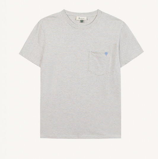 T-shirt Rayé Bleu Olonne - FAGUO
