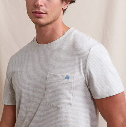 T-shirt Rayé Bleu Olonne - FAGUO
